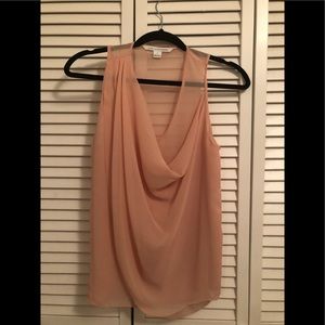 DVF pink sleeveless top / blouse